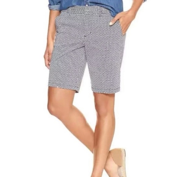 Vintage Vuarnet Women’s Bermuda shorts Plaid/gingham Tennis prep Sz 6 POCKETS - Picture 1 of 7